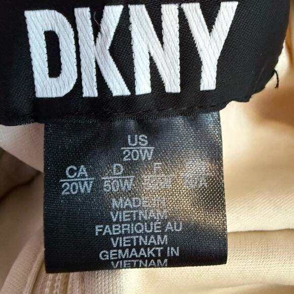 DKNY Plus Size Cowlneck Cascading-Floral Midi Dress Women’s Sz 20W - Picture 7 of 9